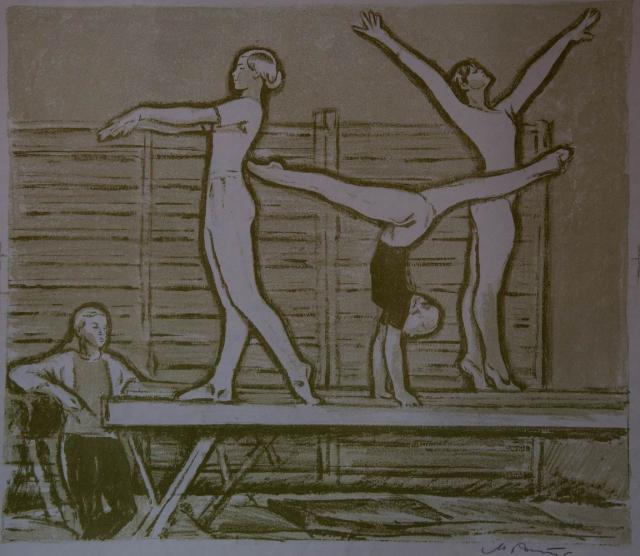 Ройтер М.Г. Гимнастки. 1970